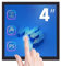 Waveshare 4inch Square Capacitive Touch Screen LCD (C) for Raspberry Pi 720×720 DPI IPS Toughened Glass Cover Low Power Solution