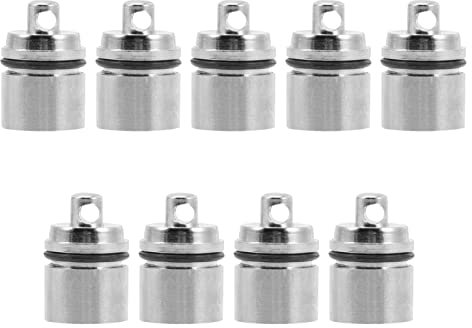 OSALADI Crystal Pendant Flashlight 9pcs LED Light up Charms Mini LED Flashlight Keychain Making Pendant Charms for DIY Crafts Mini Accessories