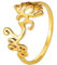 UNIFT Lotusblumen-Om-Ring für Damen, Edelstahl, zierlicher Om, Aum, Ohm, Symbolring, Yoga-Schmuck, inspirierendes Geschenk, 11, Edelstahl, Kein Edelstein