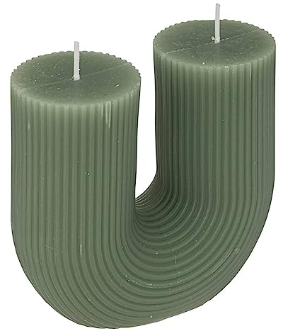 Atmosphera - U-förmige Kerze Demi Seladongrün - 400g - Celadon Green