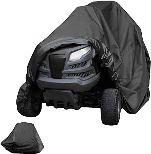 Rasenmäher Abdeckung Abdeckhaube 210D Oxford Tuch Wasserdicht Schutzhülle Garage Abdeckung Für Rasentraktor Staubschutz Wetterschutz UV Cover Aufsitzmäher Abdeckung Rasenmäher Abdeckplane ( Color : No
