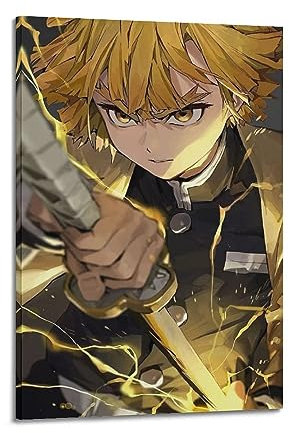 VZRSQZK Demon Slayer My Wife Shanyi Anime-Poster, dekoratives Gemälde, Leinwand, Wandposter und Kunstdruck, modernes Familienschlafzimmer-Dekor-Poster, 20 x 30 cm
