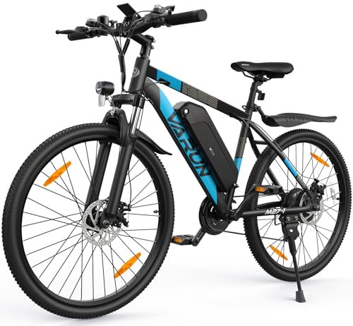 VARUN Bici Elettrica, 27.5'' Bicicletta Elettrica Uomo con Batteria Rimovibile 48V 13Ah, Fino a 100km, Motore 250W, Ebike Donna con 21 Velocità, Mountain Bike Elettrica