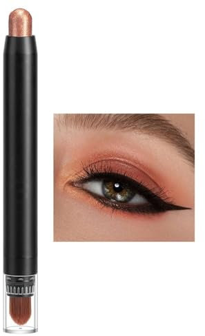 Glitter impermeabile ombretto stick a lunga durata opaco perlescente sdraiato baco da seta ombretto penna occhi trucco cosmetico (Color : 09)