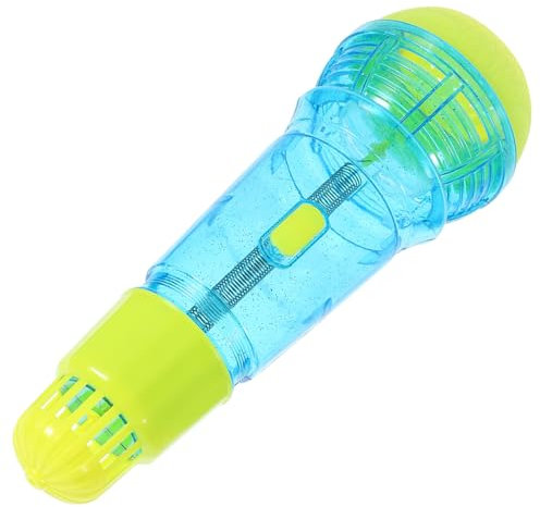 ifundom Kids Echo Mikrofon Spielzeug Blauer Plastik Mikrofon Für Junge Mädchen Echo-Funktion Partyzubehör Für Geburtstagsfeiern Und Rollenspiele Leicht Und Tragbar Spaß Für Junge