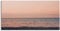 Paul Sinus Wandbild auf Leinwand in 120x60cm Meer Sonnenuntergang Pastellfarben Ruhe Horizont Natur Leinwandbild