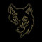 Namofactur Wolf Wandlampe Lampe Wand Deko Dekoration Wanddeko Geschenk für Wolfliebhaber I DIY Selbstbauset I Batteriebetrieb (M 30x40 cm)