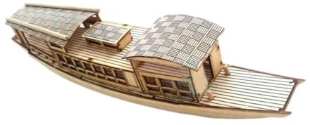 PHENOFICE Holz-montagemodell Boot Bausatz Diy Holzboot Ornament Umweltfreundliches Spielzeug Bastelset Für Tisch Auto Büro Schlafzimmer