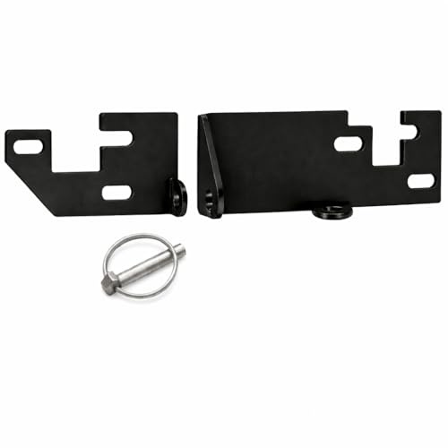 Rear Door Lock for Fiat Ducato, Peugeot Boxer, Citroen Jumper H1, H2, H3, Motorhome Accessories, Burglary Protection Camper with Folding Pin X290, X250 (Black Plver-Coated Steel, Deadbolt)