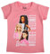 Disney T-Shirt Bambina a Maniche Corte Barbie, Rosa, 10 Anni Unisex Kids