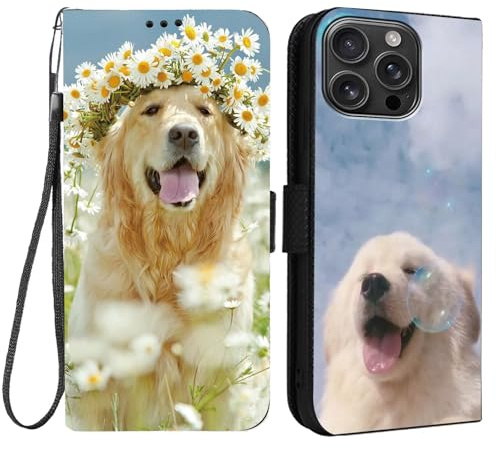 TIANDIMY Personalisierte Handyhülle mit Foto für iPhone 13 Hülle,Individuelle Text Bildern Foldable Flip Klapphüllen Wallet Case Schutzhülle für iPhone 13 Cover-Black01