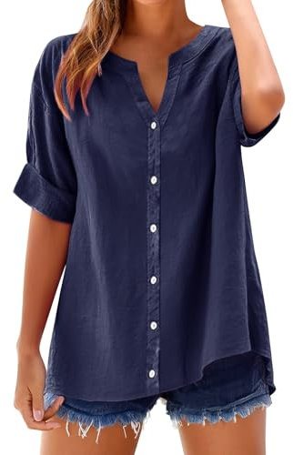Black Friday Mujer Camisetas Decoradas Mujer Blusas De Encaje Camisa Verano Negro Camiseta Manga Larga Blusa Azul 2025 Verde Blanca Corta Tshirt Oversize Tallas Grandes Fiesta Cuello Pico Rojas