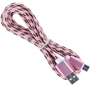 Câble USB-c Tressé Nylon Type C pour Smartphones et Tablettes | Charge Rapide, Transfert de Données, Gaine PVC Nylon, Usage Maison et Voyage, Compatibilité Étendue