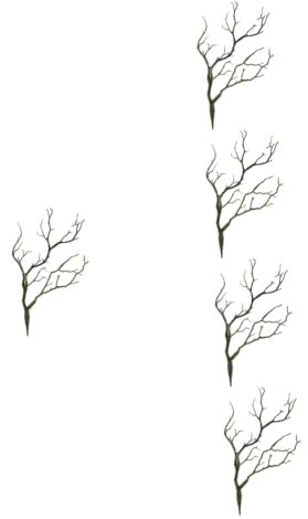 MAGICLULU 5 Stück Baumzweige Für Sandtischbäume Künstliche Kiefern Für Den Innenbereich Kunstbaum Für Schlafzimmer Heimdekoration Wohnzimmer Künstliche Bäume Dekoration Weihnachten