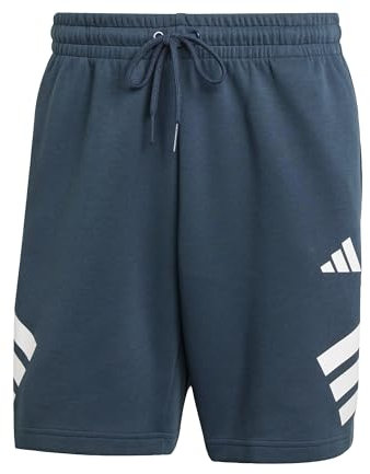 adidas Men's Pantalón Corto Future Icons 3 Bandas, Aurora Ink, XL