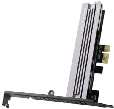Ziiphon Adaptador Convertidor M.2 SSD NVME A PCIE 4.0 X1/X4/X8/X16 con Disipador de Tarjeta de Expansión PCI Express para PC de Escritorio.