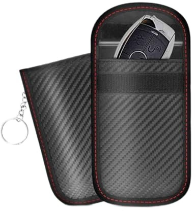 UOHLCX HBJWOV 1PCS Anti-Theft Keyless Entry Car Key Cover Blocking Bag Wallet Portable Security Keychain
