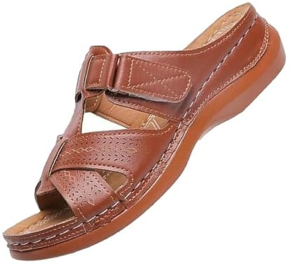 Chanclas Mujer Comodas, Sandalias Mujer Verano CuñA, Huecas Suela Gruesa Con TacóN Inclinado Geniales Cosidas Con Pedal Informal Grany TacóN Inclinado A Slippers Zapatilla Sandalias Barefoot Sandalia