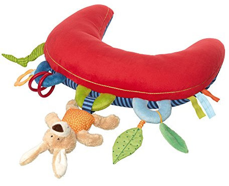 SIGIKID 42153 Aktiv-Spielhörnchen Baby Activity PlayQ Mädchen und Jungen Babyspielzeug empfohlen ab 3 Monaten mehrfarbig, Polyester, 37 x 36 x 9 cm