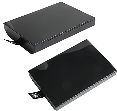 Ximimark Internal Hard Disk Drive Enclosure Replacement HDD Caddy Case Shell for Xbox 360 Slim (20GB/60GB/120GB/250GB/320GB/500GB),2Pack