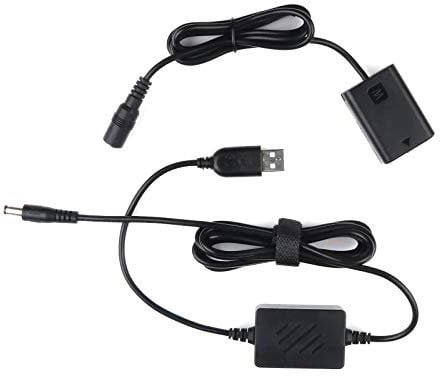 AC-PW20 DC Coupler Replacement for NP-FW50 Battery, AC PW20 USB Power AC Adpater kit Compatible with Sony a7R, a7,a7S,a7S II,a5000, a5100,a6000, a6500,a33, a35, a55,Alpha NEX-3,NEX-5,NEX-7,DSC-RX10 II