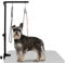 LEIBOU Foldable Pet Grooming Arm with Clamp, Dog Grooming Loop Noose &Two No Sit Haunch Holder for Medium & Small Pets 36” Height Adjustable (Single Arm)