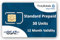 Thuraya Scheda SIM standard per telefono satellitare con 30 unità