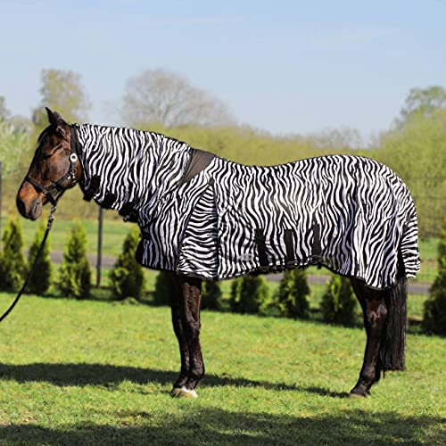 Fliegendecke York Zebra mit Halsteil (105 cm)