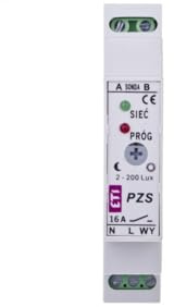 Dämmerungsautomat 16A 230V 2-200lx PZS 002471103 eti-polam 3838895340034