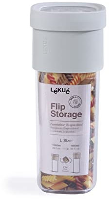 Lékué Vorratsdosen Flip Storage L, Grün, L