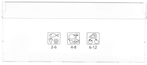 Masterpart Fridge Freezer CXFG1685W Frozen Food Drawer Front Cover Panel compatible with Beko CFP1691W