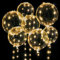 Hileyu Palloncini Luminosi 10 Confezioni Palloncini Luminosi LED Luci Natalizie Palloncini Bobo con luci 10 Piedi Palloncini Luminosi a Elio per Compleanno, Matrimonio Decorazione Natalizia Warm