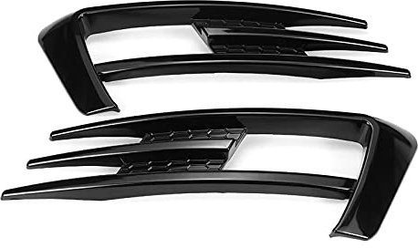 FASE Für Golf 7 MK7 2013–2017 Glänzend Schwarz Auto Stoßstange Nebelscheinwerfer Gitter Abdeckung
