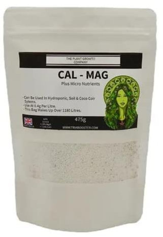 Cal Mag for Plants - Plant Nutrients Powder with Micronutrients - Helps Improve Yield & Harvest for Hydroponics, Recreational Herbs - Calcium, Magnesium, Iron, Copper - 950g