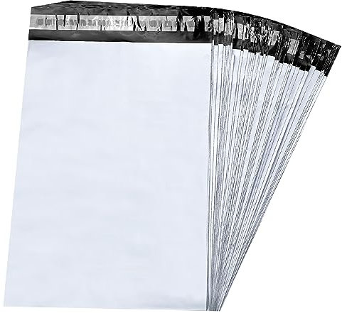 Magrimaxio 100 Stück versandbeutel, versandtüten für kleidung, versandtaschen, shipping bags, verpackungsbeutel plastik, versandtasche, mit Selbstklebeverschluss, blickdicht, S, (6x9inch/15.5×23cm)