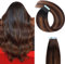 YILITE Tape Extensions Echthaar, T2/P2/6 35cm 20 Stück/Packung 40g Tape in Extensions Echthaar Invisible Seidig Gerade Skin Weft Tape Ins Natürlich Erweiterungen (35cm #T2/P2/6)