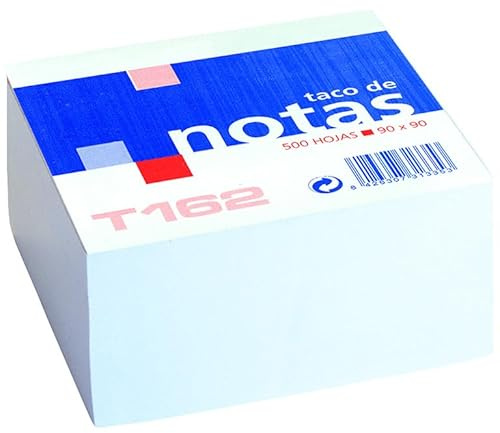 Bloc marca Plus Office modelo TACO NOTAS MAKRO BLANCO 90X90MM 500H
