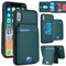 Zouzt for iPhone X/XS Detachable 2 in 1 Wallet Case with Card Holder for Magsafe, Magnetic PU Leather Flip Credit Slot Protective Phone Cover Women Men for iPhone X/XS 5.8 Inch - Green