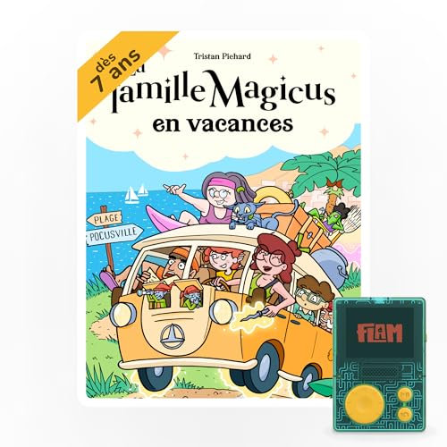 Lunii - Coffret La Famille Magicus Part en Vacances - Livre Audio interactif dès 7 Ans à écouter sur FLAM