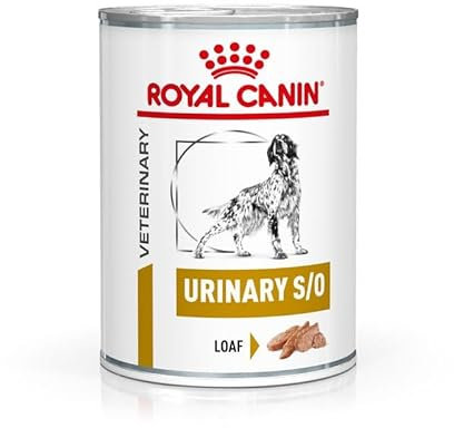 ROYAL CANIN Veterinary Urinary S/O | 12 x 410 g | Diät-Alleinfuttermittel für ausgewachsene Hunde | Zur Auflösung von Struvitsteinen und Verringerung von Struvitsteinrezidiven
