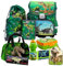 Dinosaurier Dino T-Rex 9 Teile Set SCHULRANZEN Ranzen Federmappe TORNISTER Rucksack mit Sticker-von-Kids4shop Tasche ma