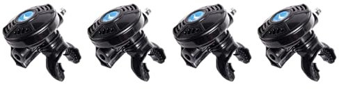 Goorvoucs 4X Tauchen Tauchen 2. Stufe Atemen Regler Professioneller Unterwasser Tauchen Oktopus Atemen Regler Zubehör-Schwarz