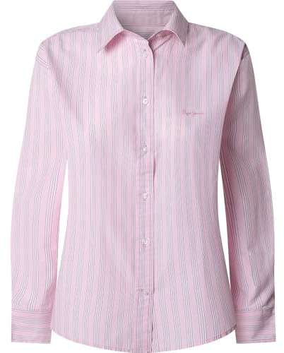 Pepe Jeans Chemise Clever pour Femme, Rose (Rose délavé), XS, Rose (Rose délavé), XS