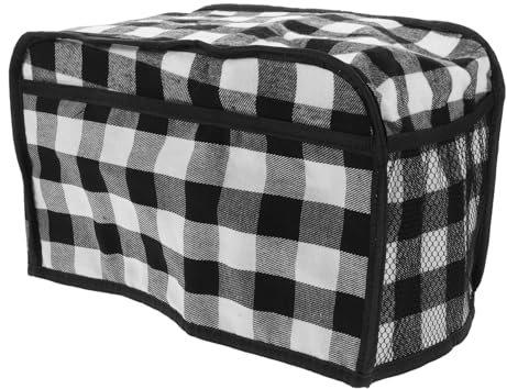 UKCOCO Copertura Per Tostapane Riutilizzabile e Leggera Con Tasca Laterale Protezione Per Elettrodomestici Da Cucina Design Moderno e Antipolvere Per Macchine Da Pane