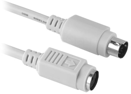 R48C PS/2 Verlängerungskabel 5m, PS/2 Stecker auf Buchse für Maus und Tastatur