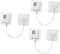 OSALADI 3 Pièces Serrure De Réfrigérateur Serrures Serrure De Porte De Placard Serrure Mini Frigo Serrure De Sécurité Pour Enfants Du Réfrigérateur Tiroir D'armoire Blanche Plastique