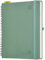 POPRUN Kalender 2025 2026 Horizontale Wochenplaner (Aug.2025-Dez.2026) – Ringbuch mit Softcover, ca. A4 (21.8x26,4 cm),17-Monate-Terminplaner 1 Woche 2 Seite, Mitternachtsgrün