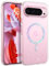 YINLAI für Google Pixel 9 Pro XL Hülle Kompatibel mit MagSafe,Handyhülle Magnetisch Transparent Glitzer Leicht Dünn Cover Case Schutzhülle Google Pixel 9 Pro XL 6.8,Crystal Klar
