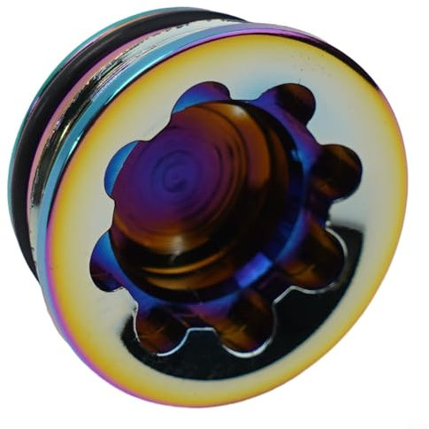 FortunateSweet Tappo per foro pinza freno per bicicletta Hope Tech 3 V4 grande, lega di alluminio leggera, tonalità assortite ()