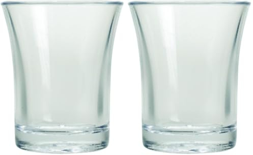 BB Plastics Econ Polystyrene Shot Glasses CE 0.9oz / 25ml - Case of 100 | Plastic Shot Glasses (Pack of 2)